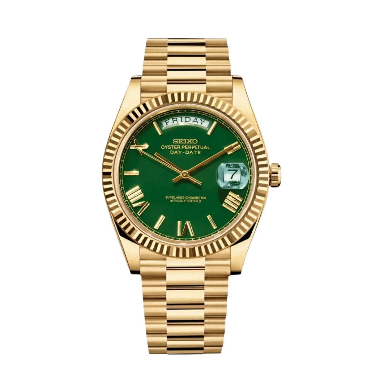 Datejust Daydate Gold Green