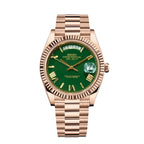 Datejust Daydate Rose Gold Green