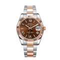Datejust Silver Bronze Roman