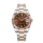 Datejust Silver Bronze Roman