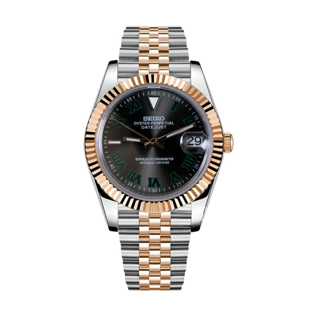 Datejust Wimbledon Silver Bronze