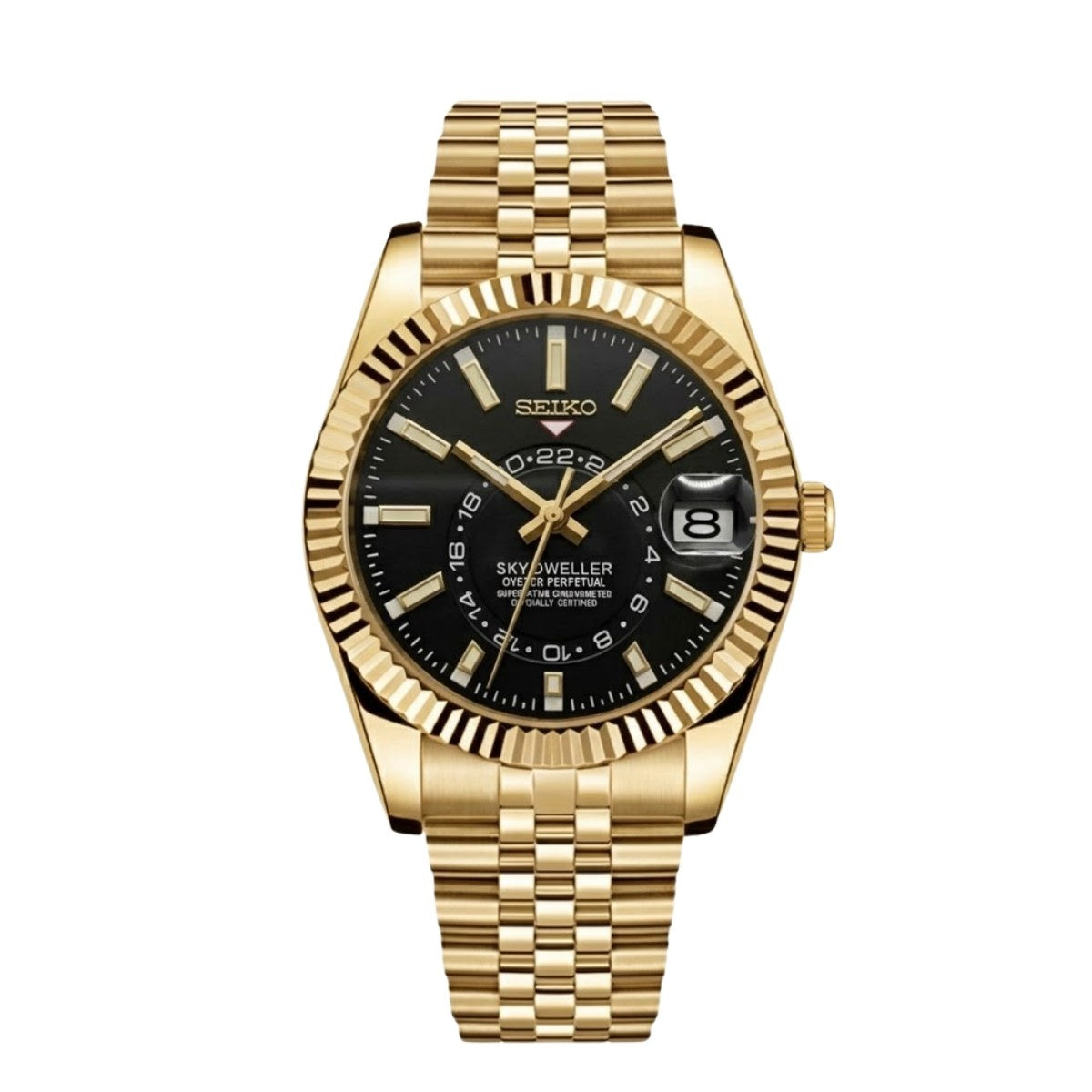 Datejust Sky Dweller Gold Black