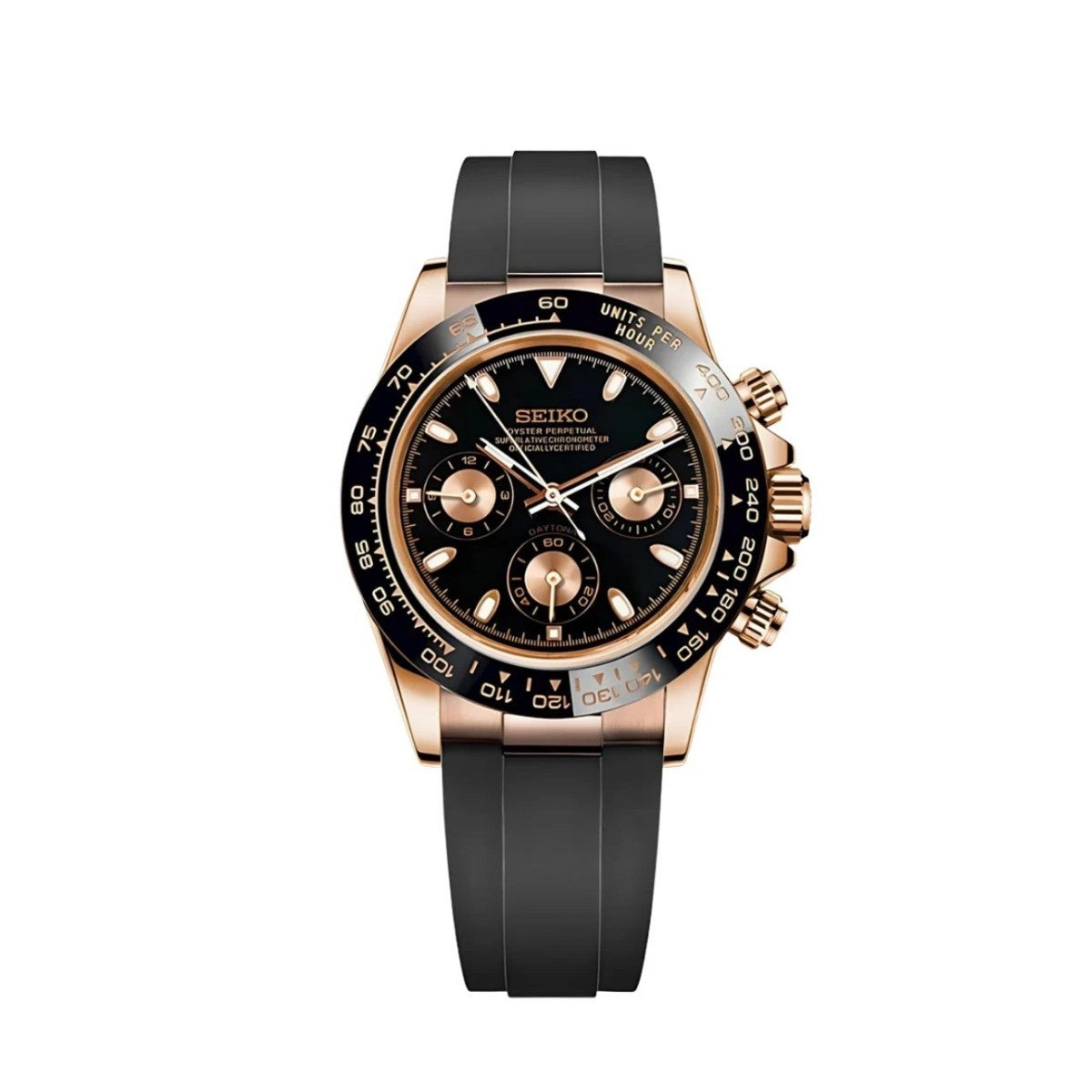 Seitona Rose Gold Black