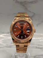 Datejust Daydate Rose Gold Chocolatte