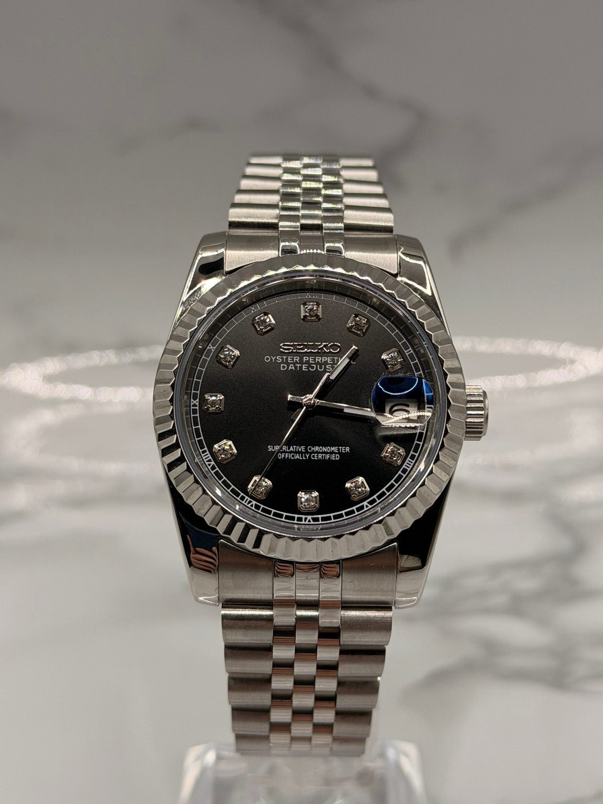Datejust Diamond Black