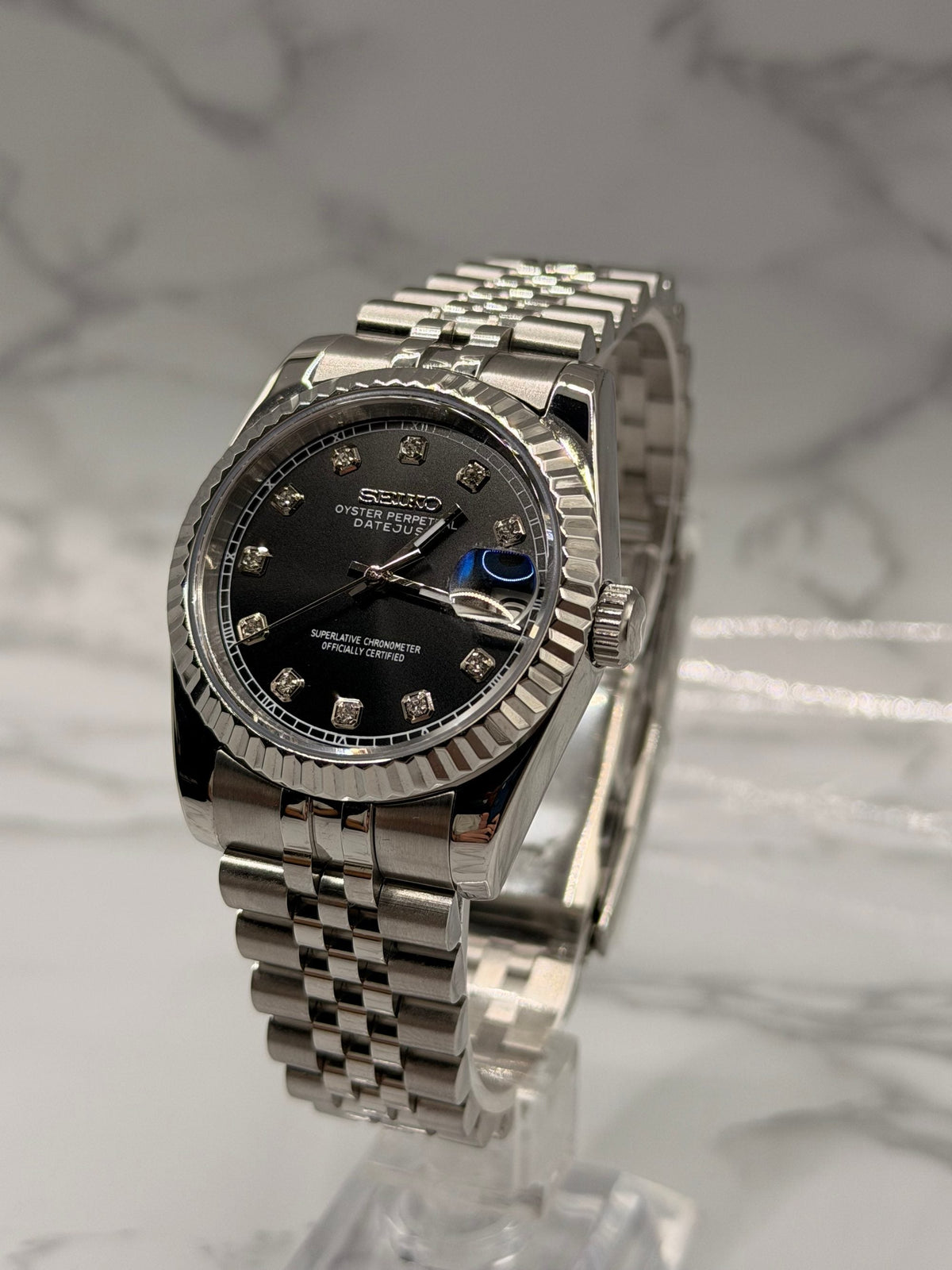 Datejust Diamond Black