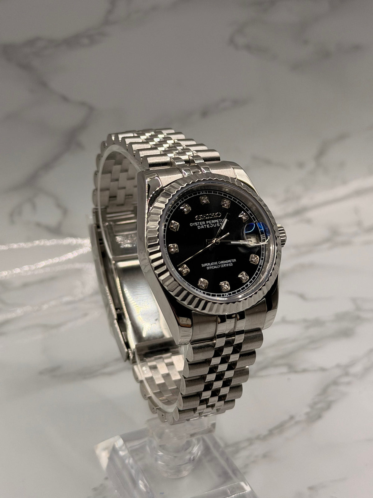 Datejust Diamond Black