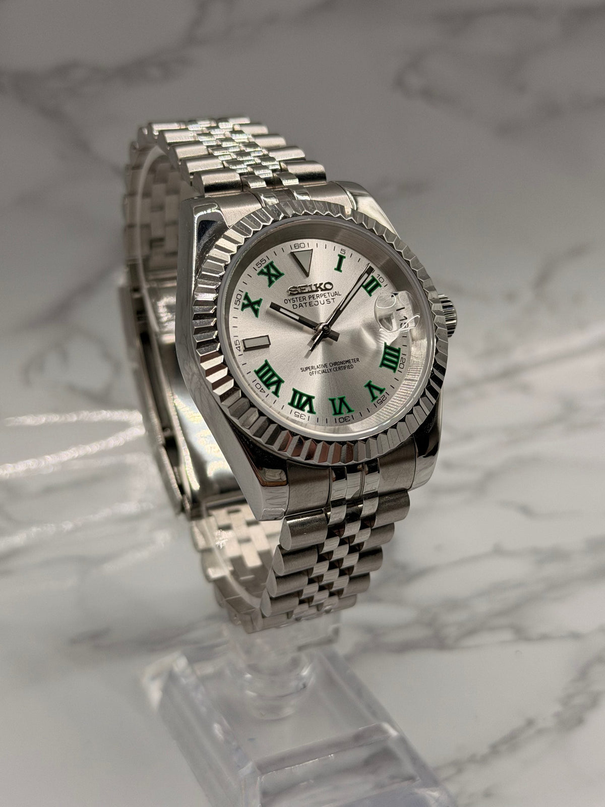 Datejust Wimbledon White