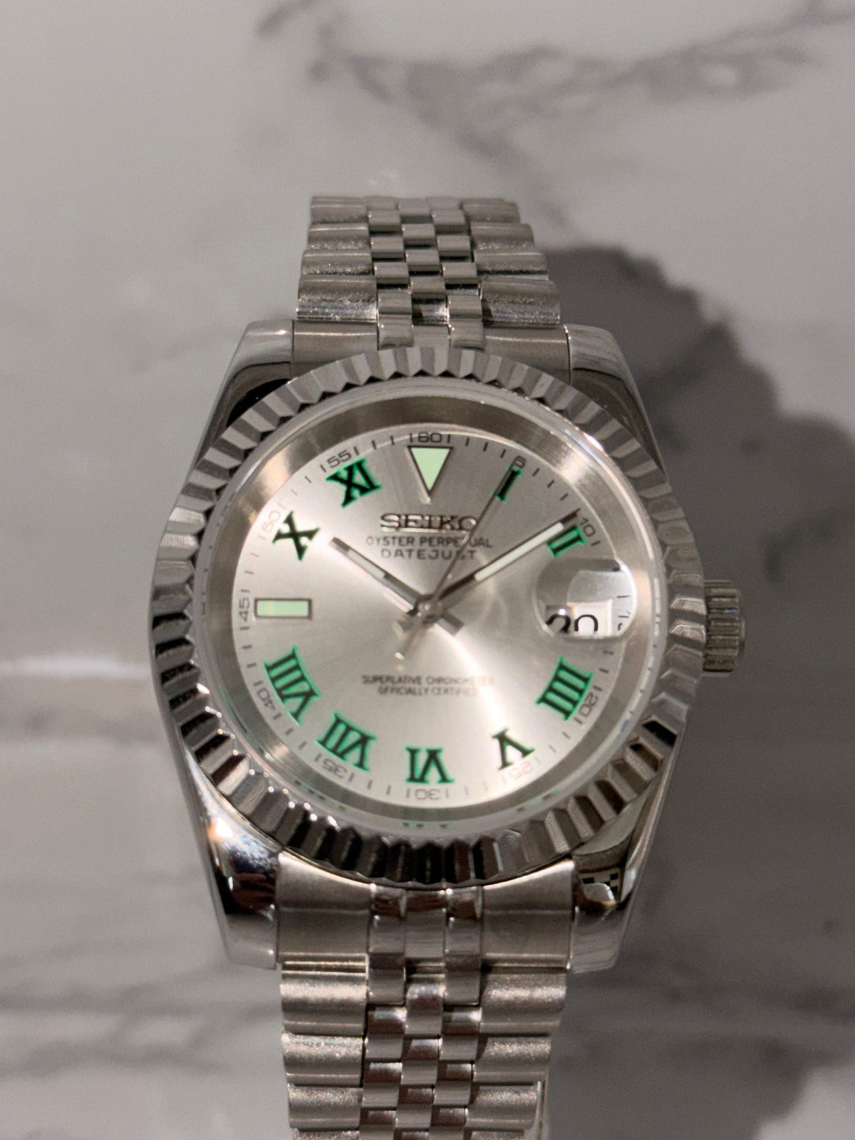 Datejust Wimbledon White