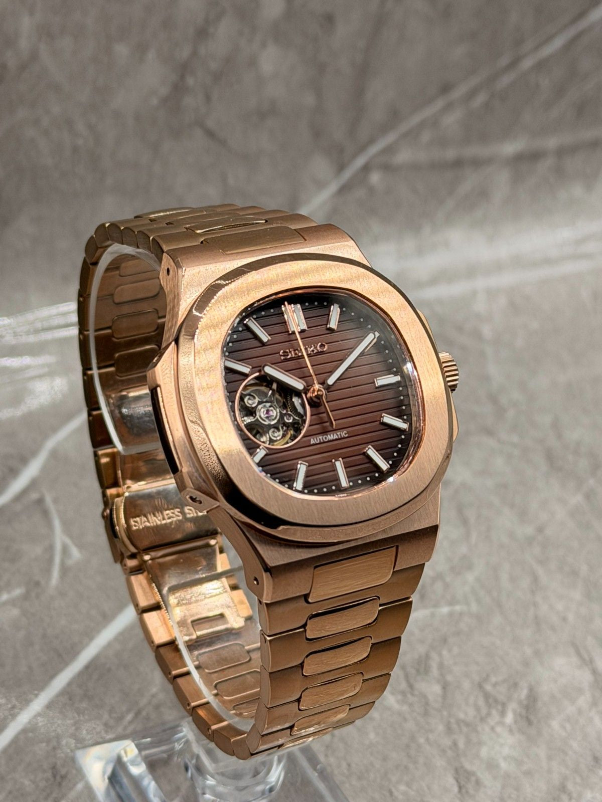 Nauteiko Openheart Rose Gold Chocolatte