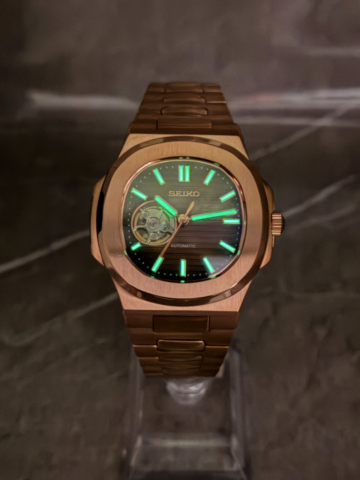 Nauteiko Openheart Rose Gold Chocolatte