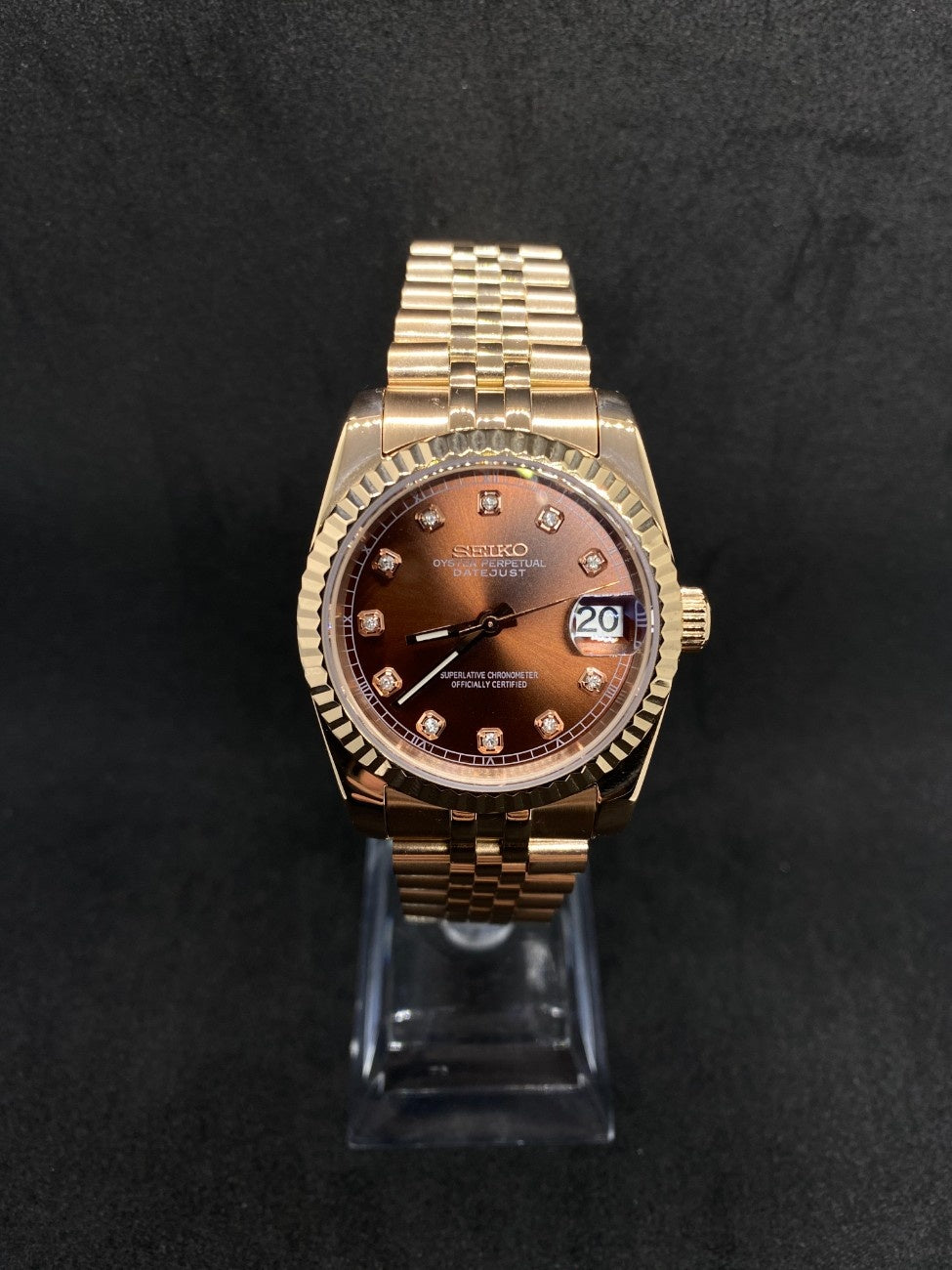 Datejust Diamond Bronze Rose Gold