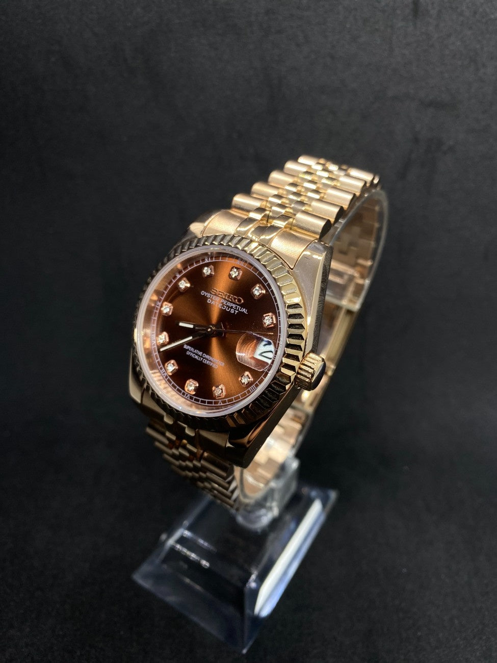 Datejust Diamond Bronze Rose Gold