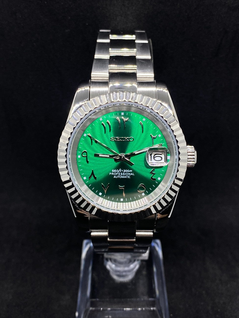 Datejust Arabic Green