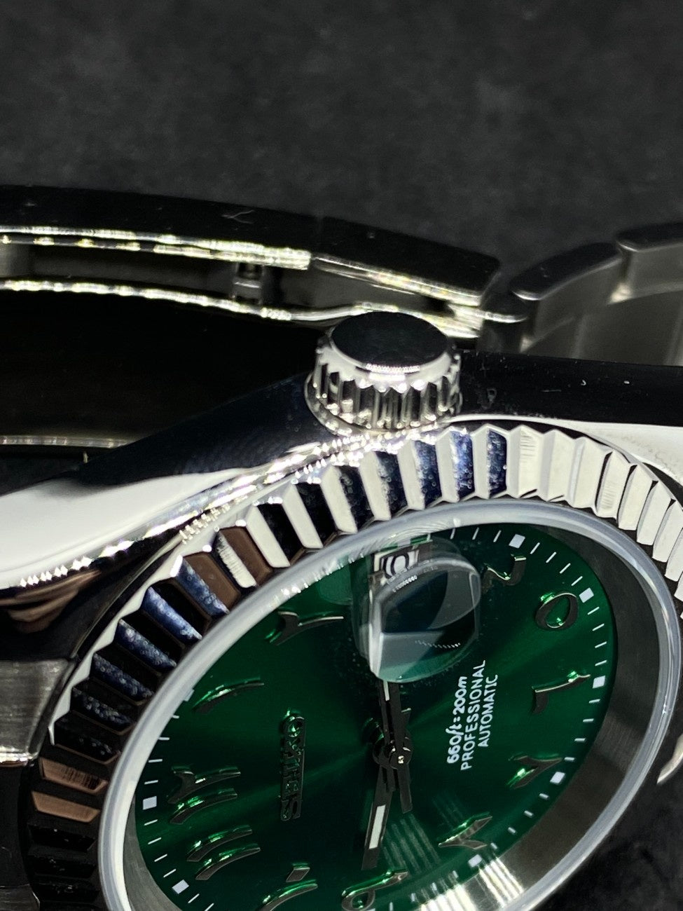 Datejust Arabic Green