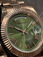 Datejust Daydate Rose Gold Green
